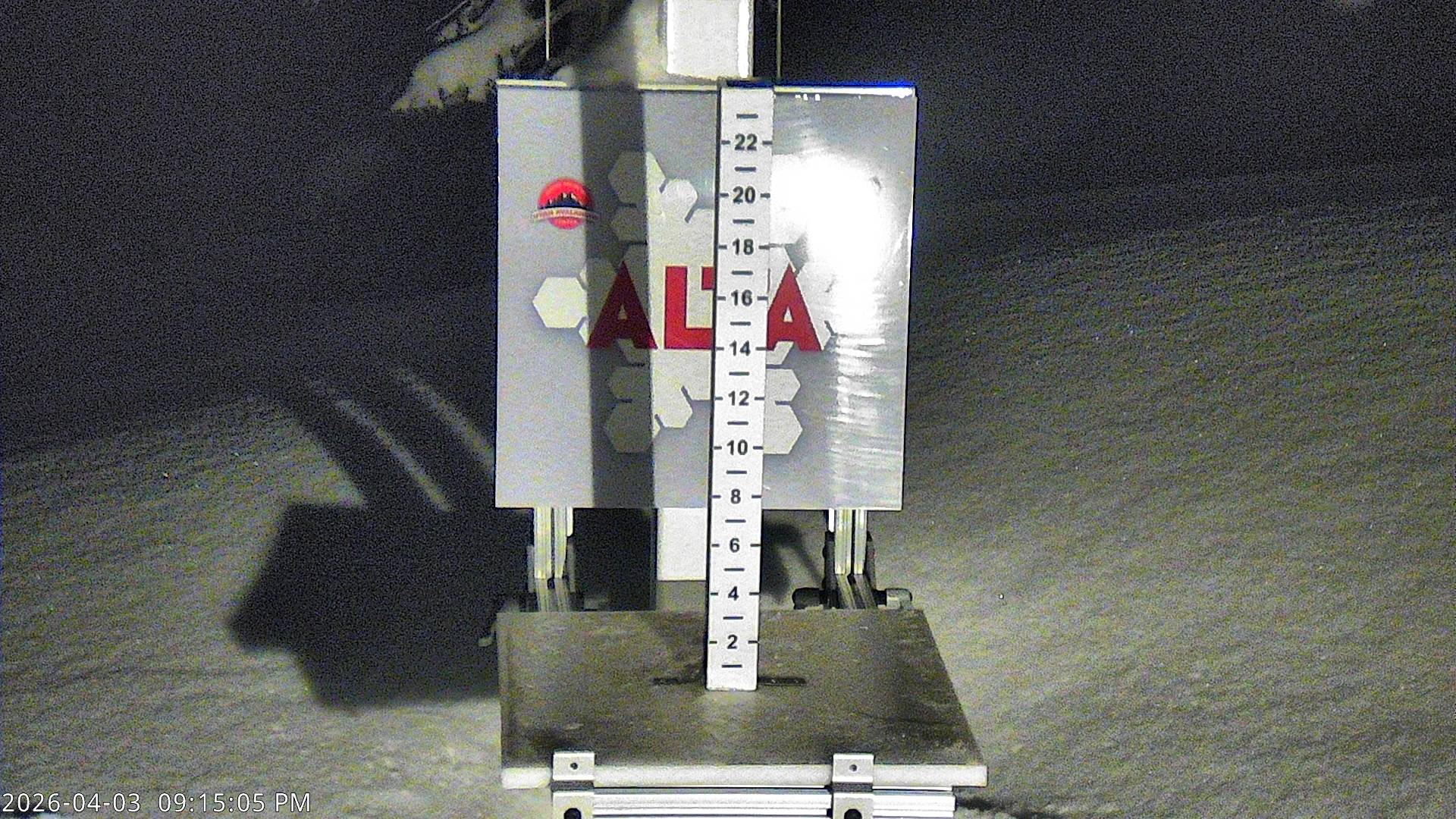 Alta Ski Area snow stake cam