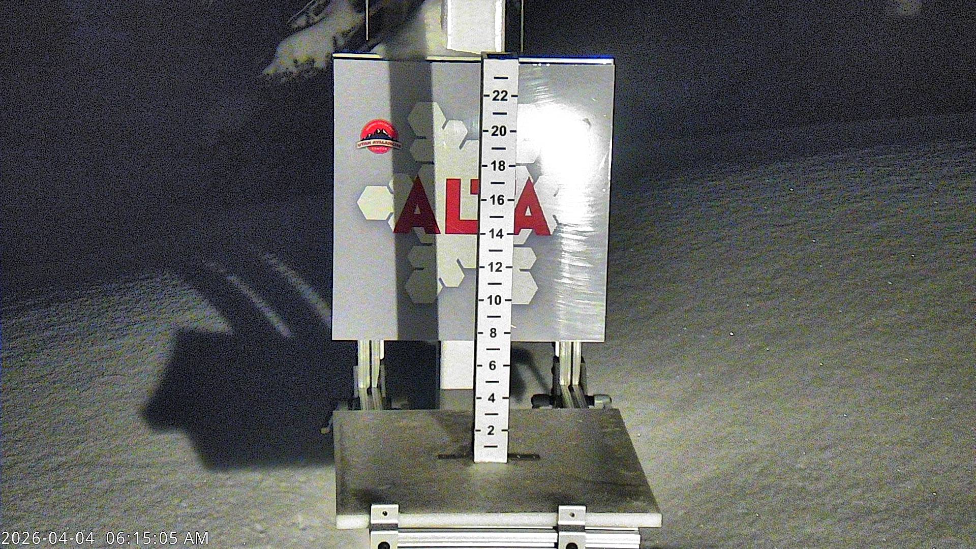 Alta Ski Area snow stake cam