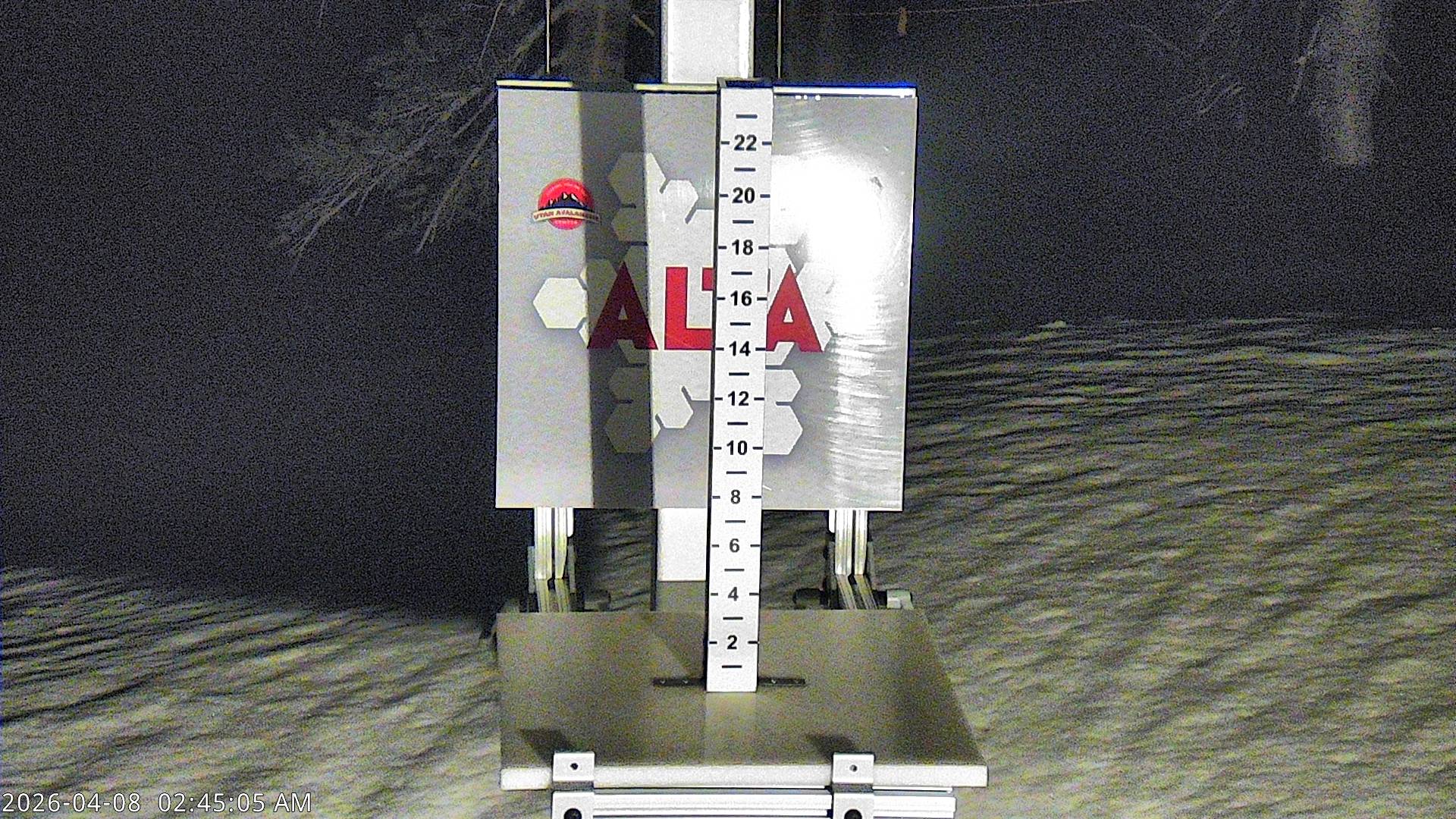 Alta Ski Area snow stake cam