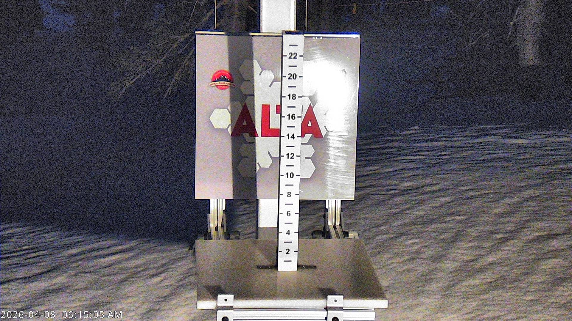 Alta Ski Area snow stake cam