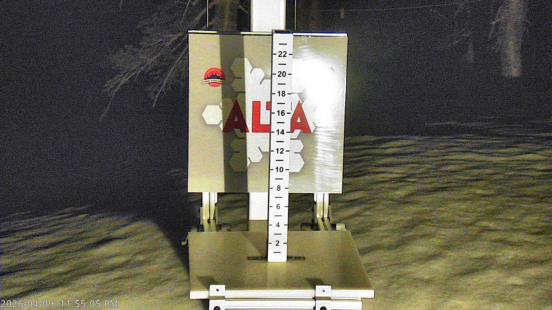 Alta Ski Area snow stake cam