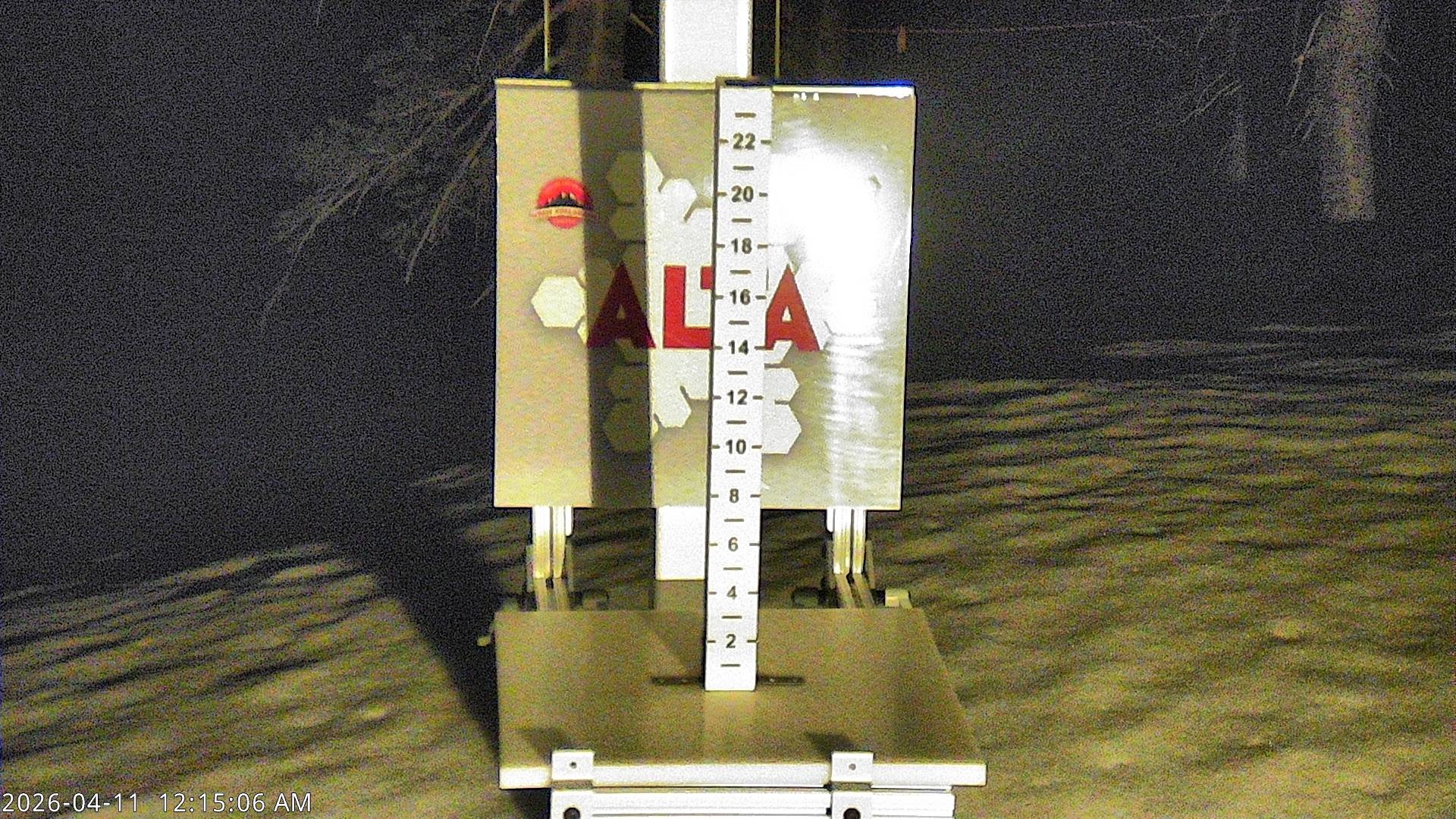 Alta Ski Area snow stake cam