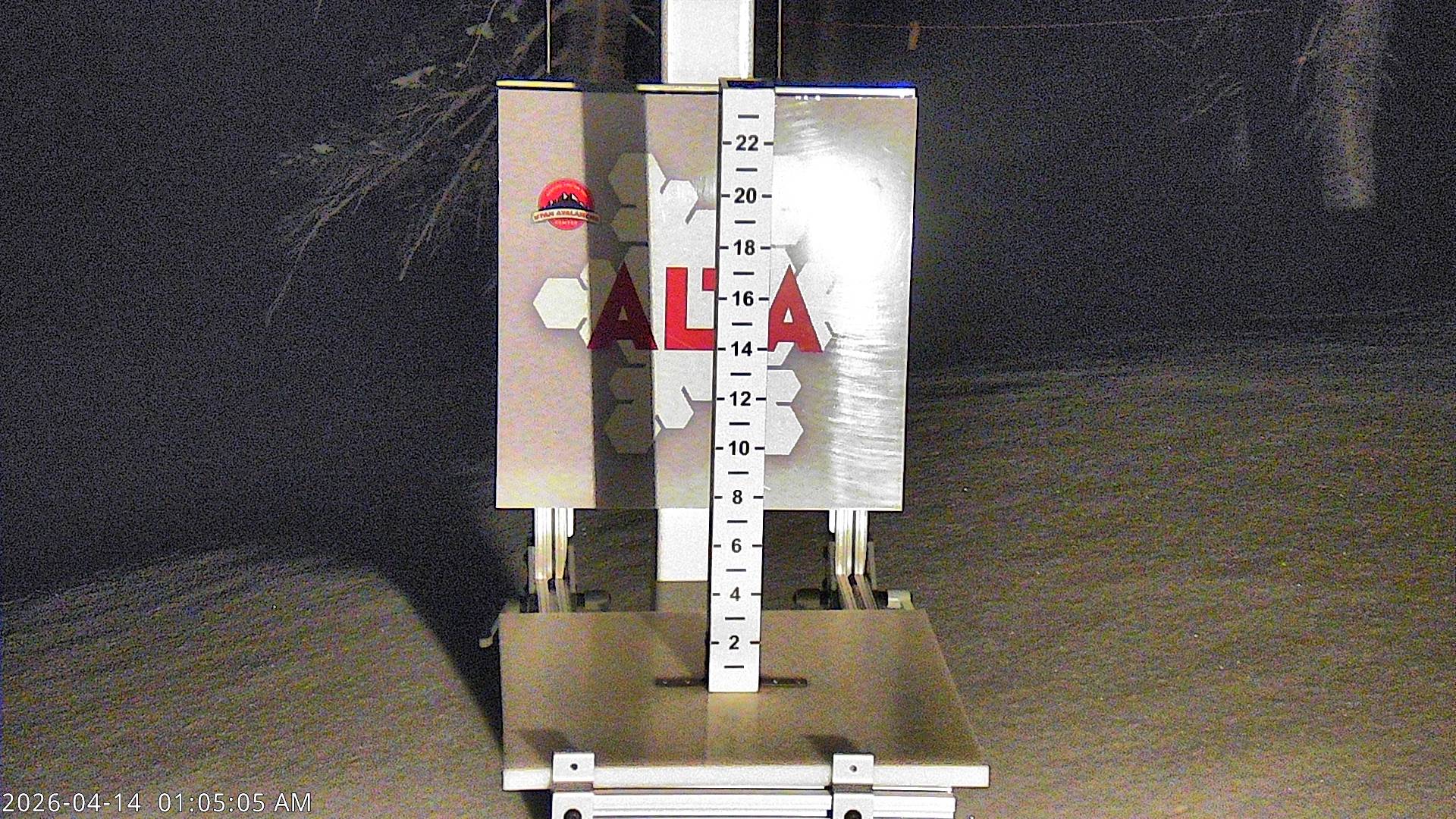 Alta Ski Area snow stake cam