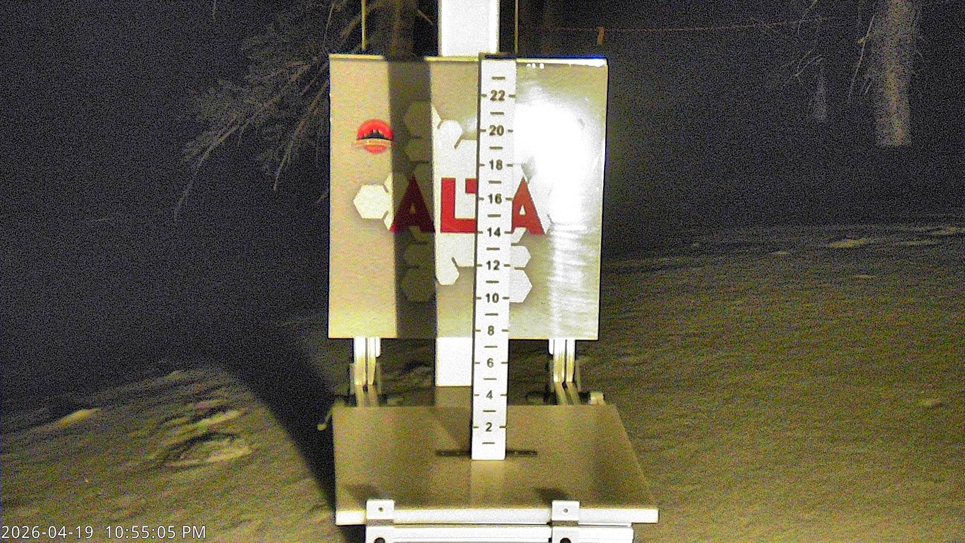 Alta Ski Area snow stake cam