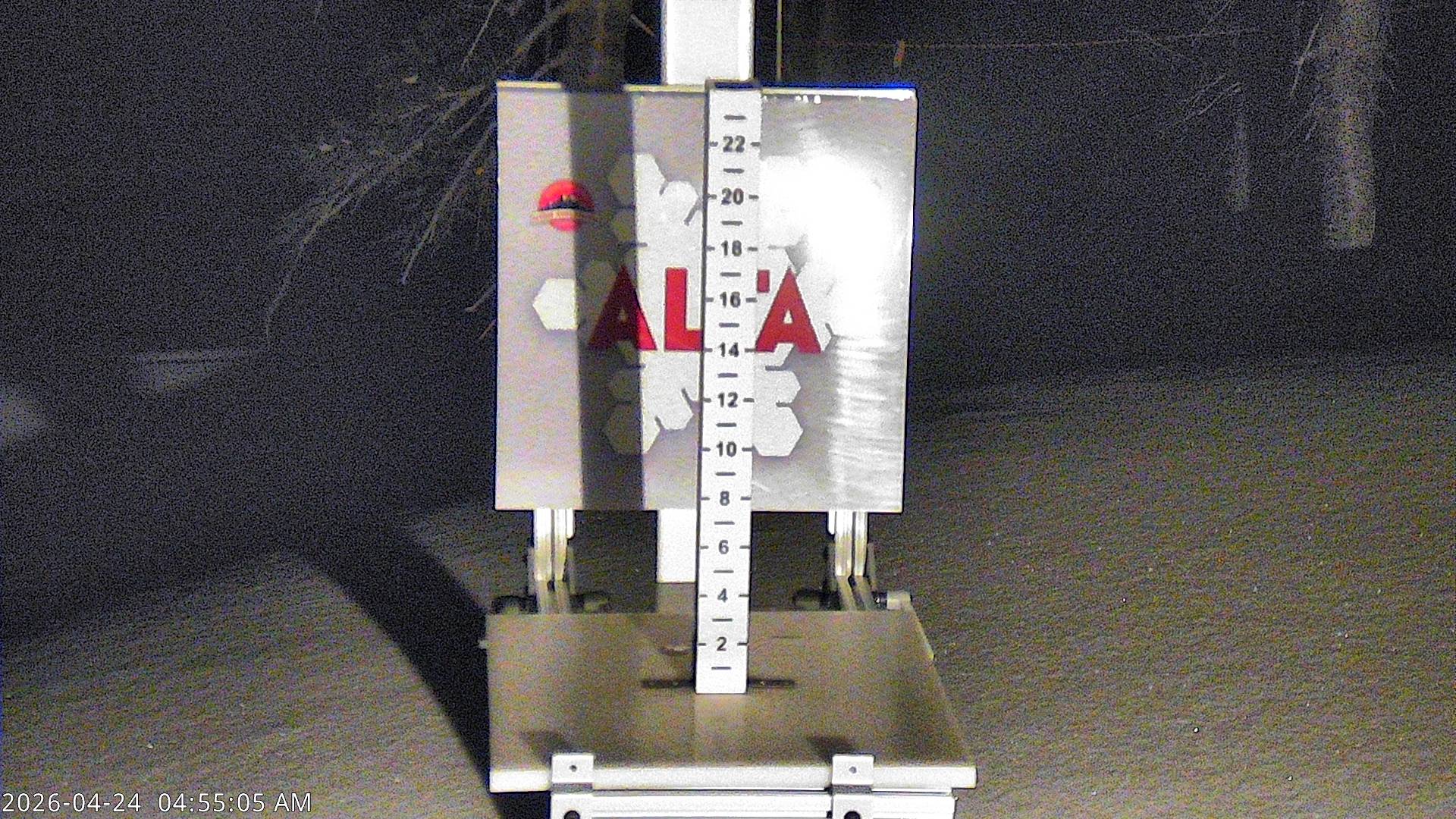 Alta Ski Area snow stake cam