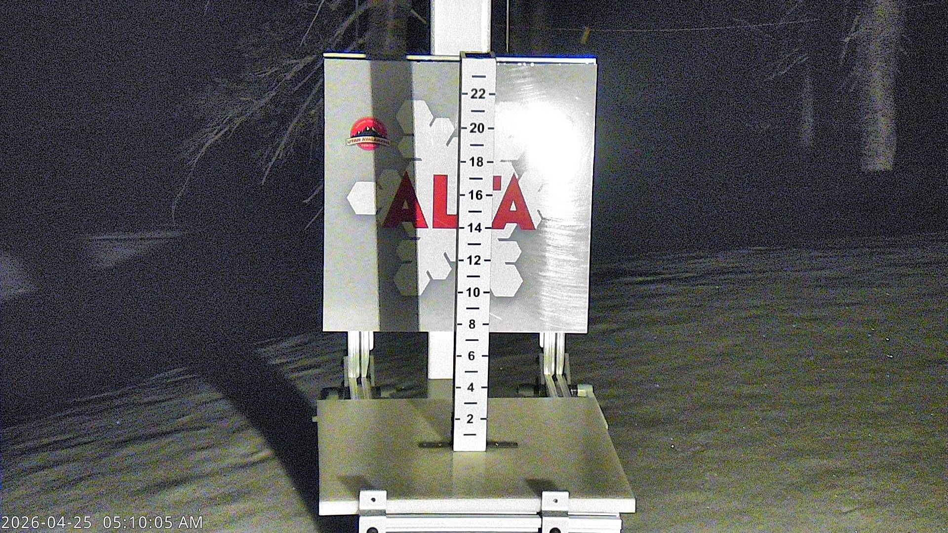 Alta Ski Area snow stake cam