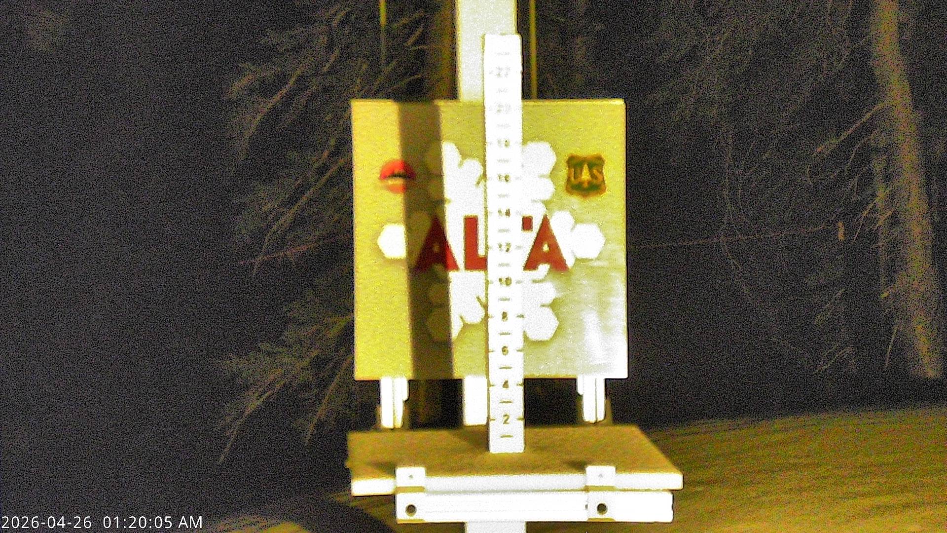 Alta Ski Area snow stake cam
