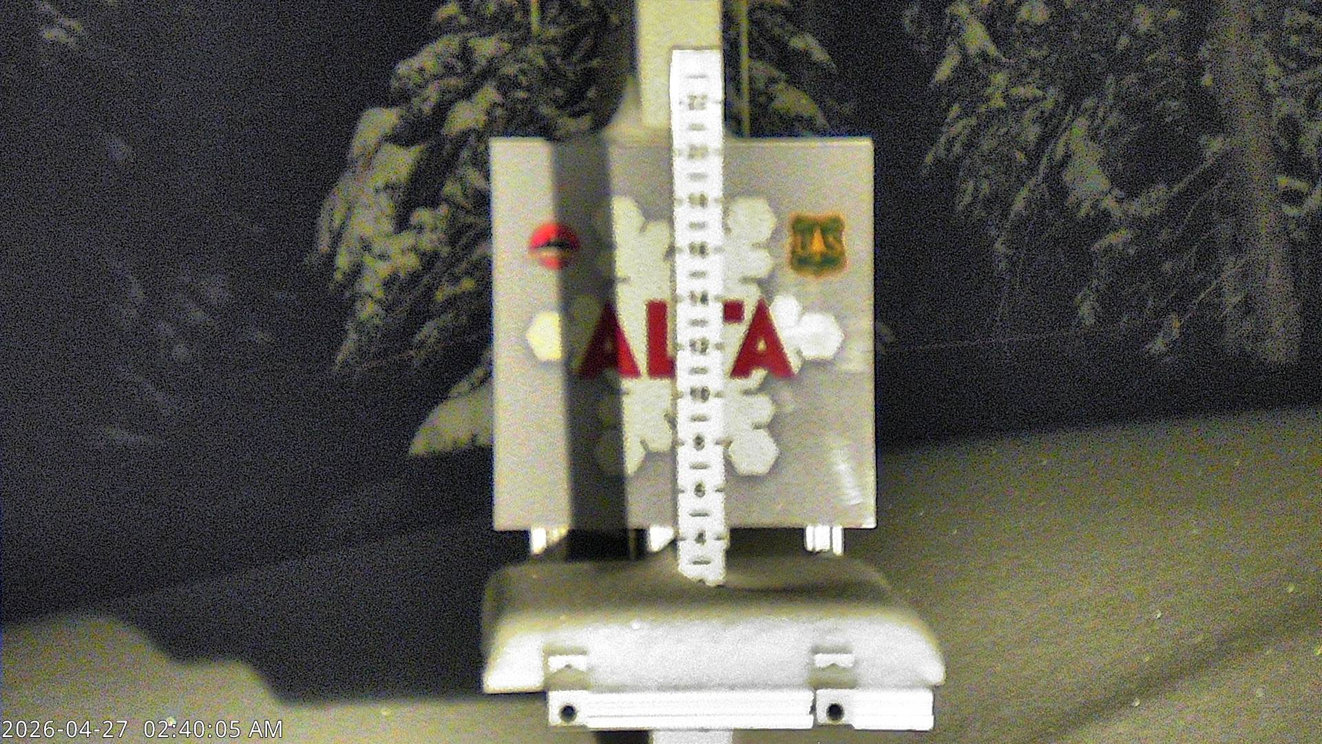 Alta Ski Area snow stake cam