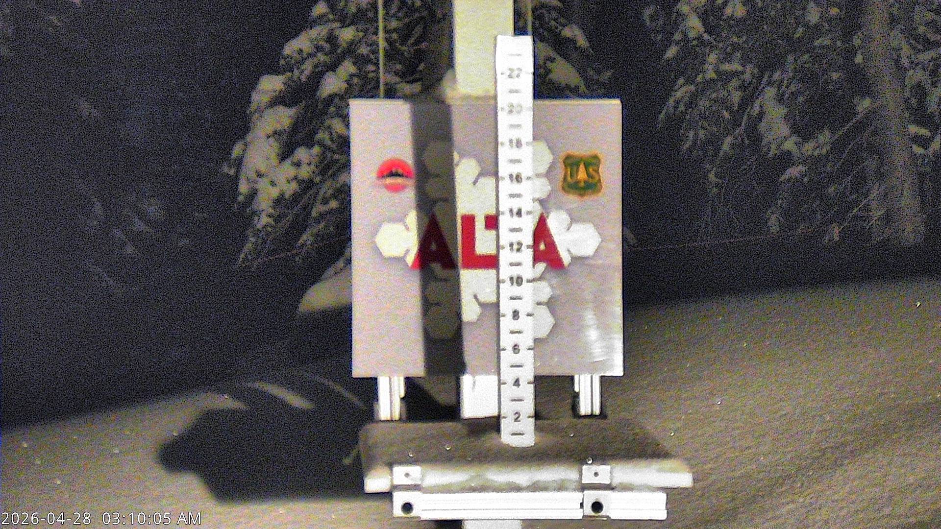 Alta Ski Area snow stake cam