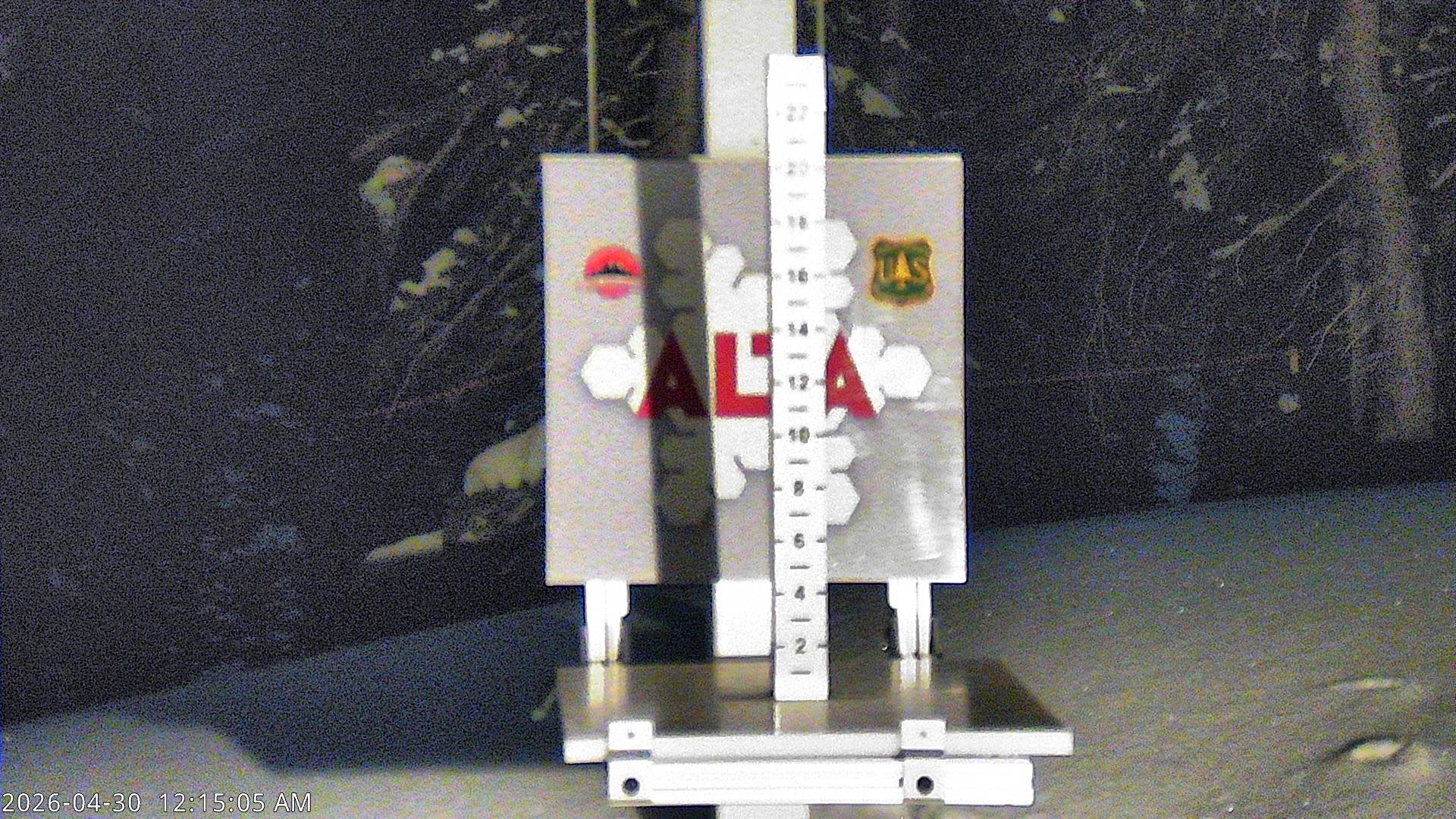 Alta Ski Area snow stake cam