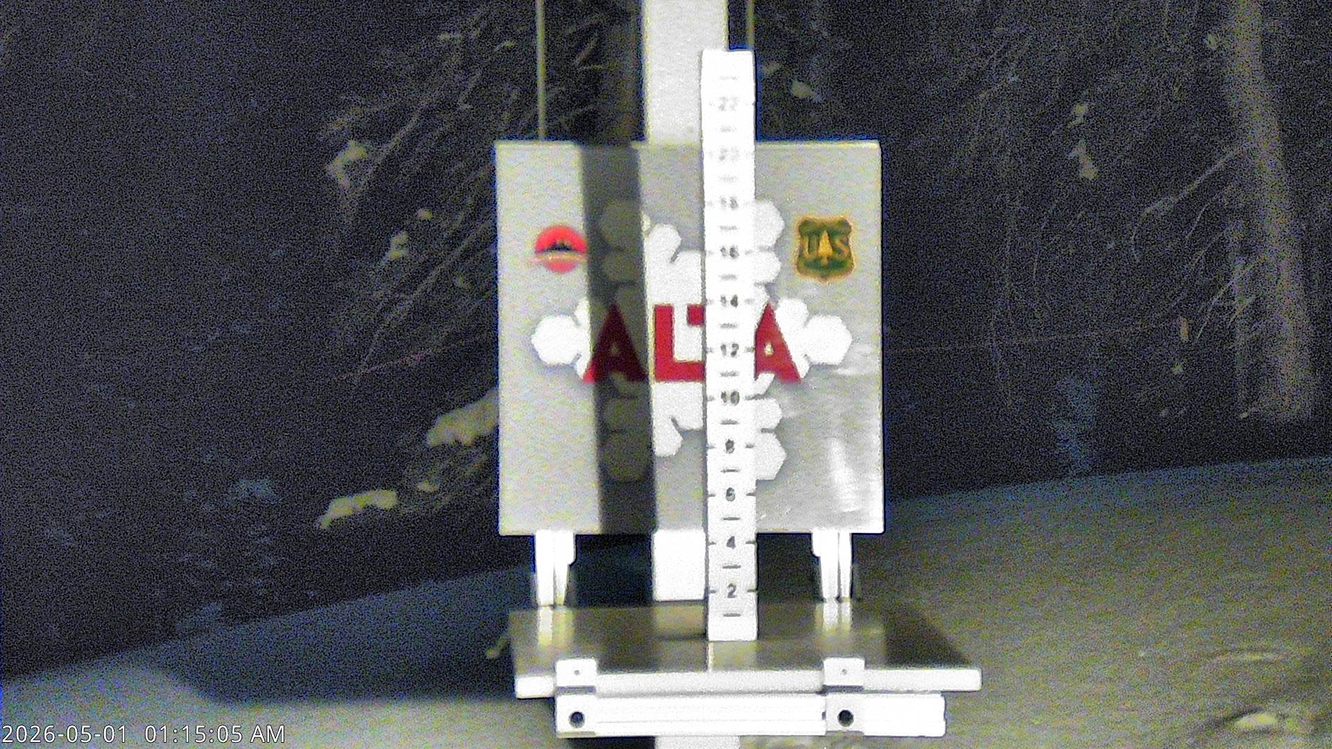 Alta Ski Area snow stake cam