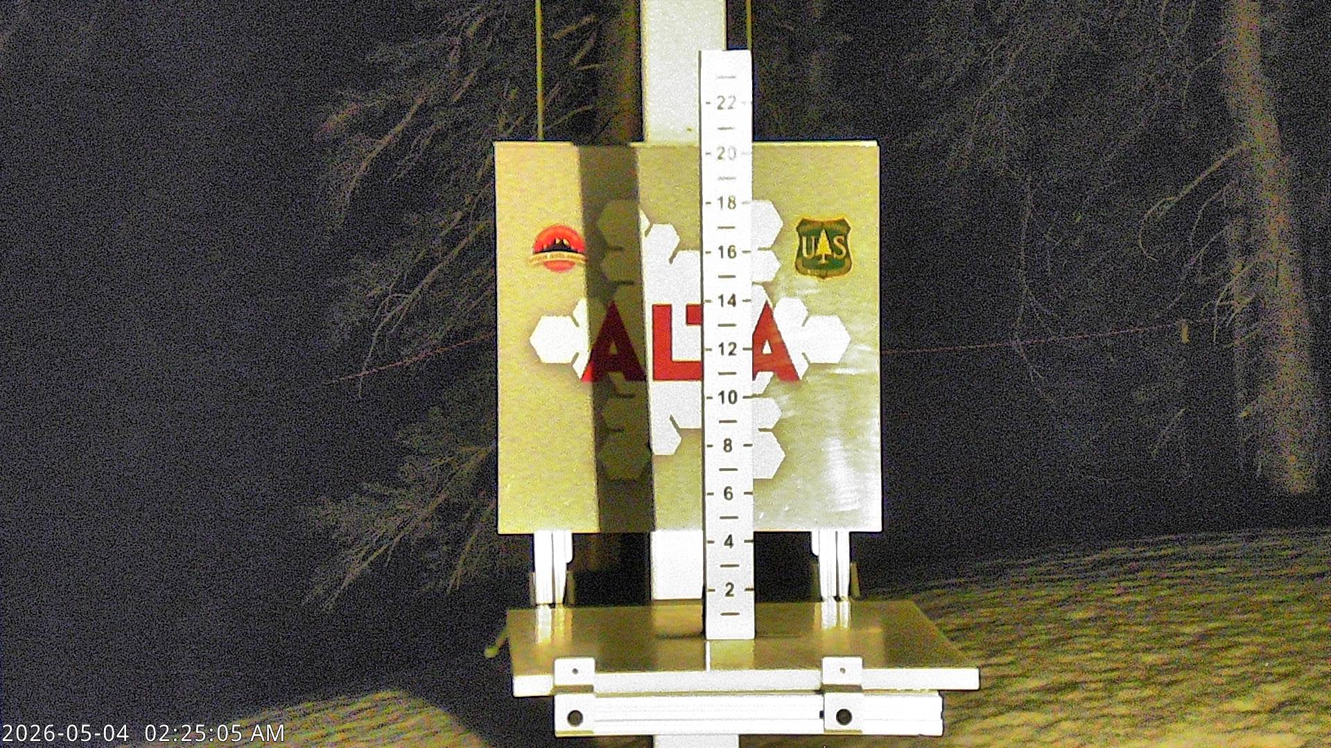 Alta Ski Area snow stake cam