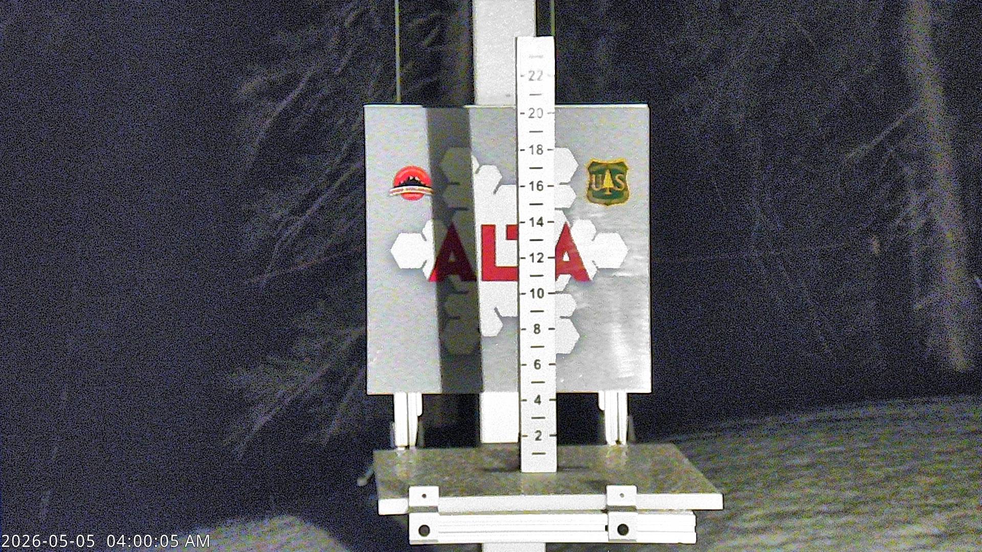 Alta Ski Area snow stake cam