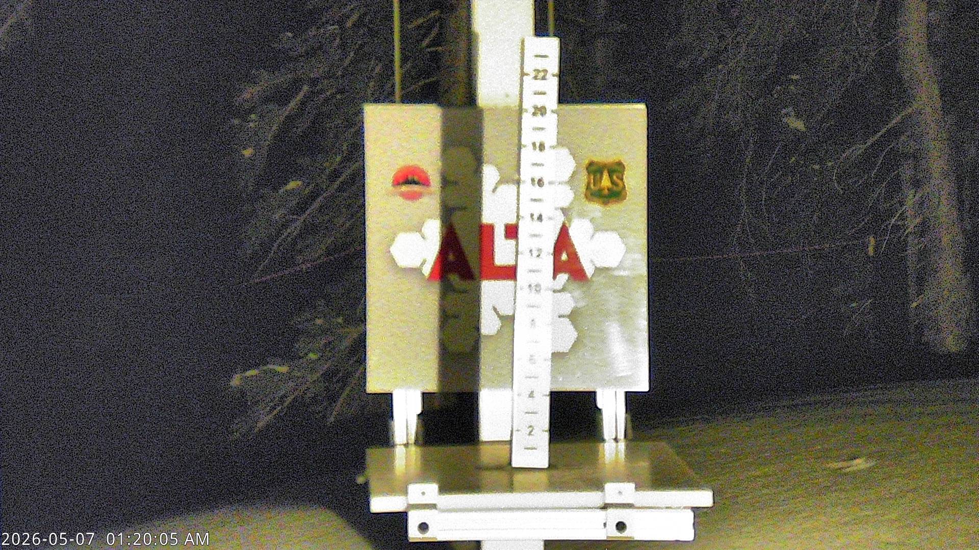 Alta Ski Area snow stake cam