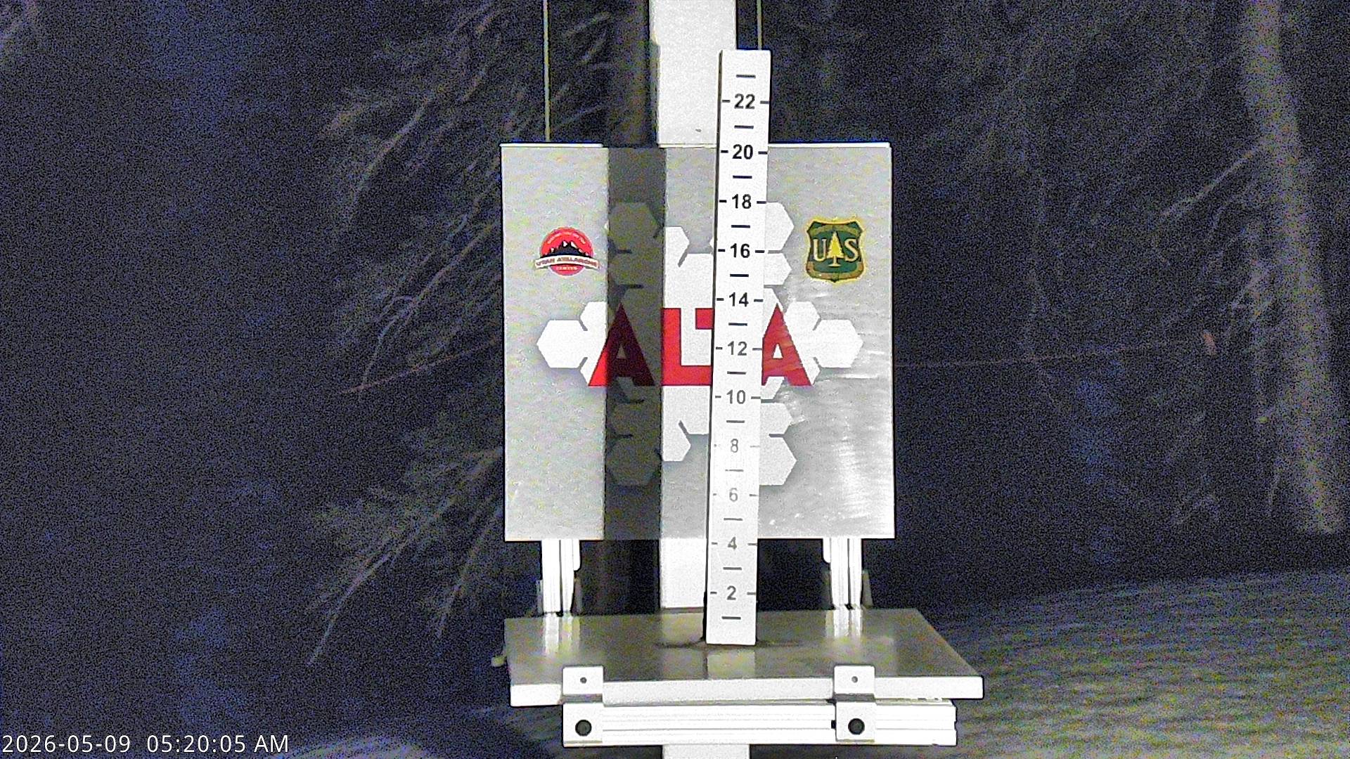 Alta Ski Area snow stake cam