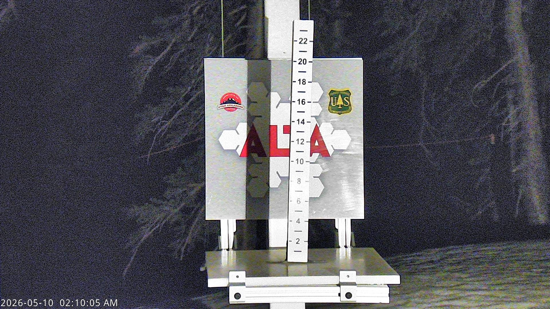 Alta Ski Area snow stake cam