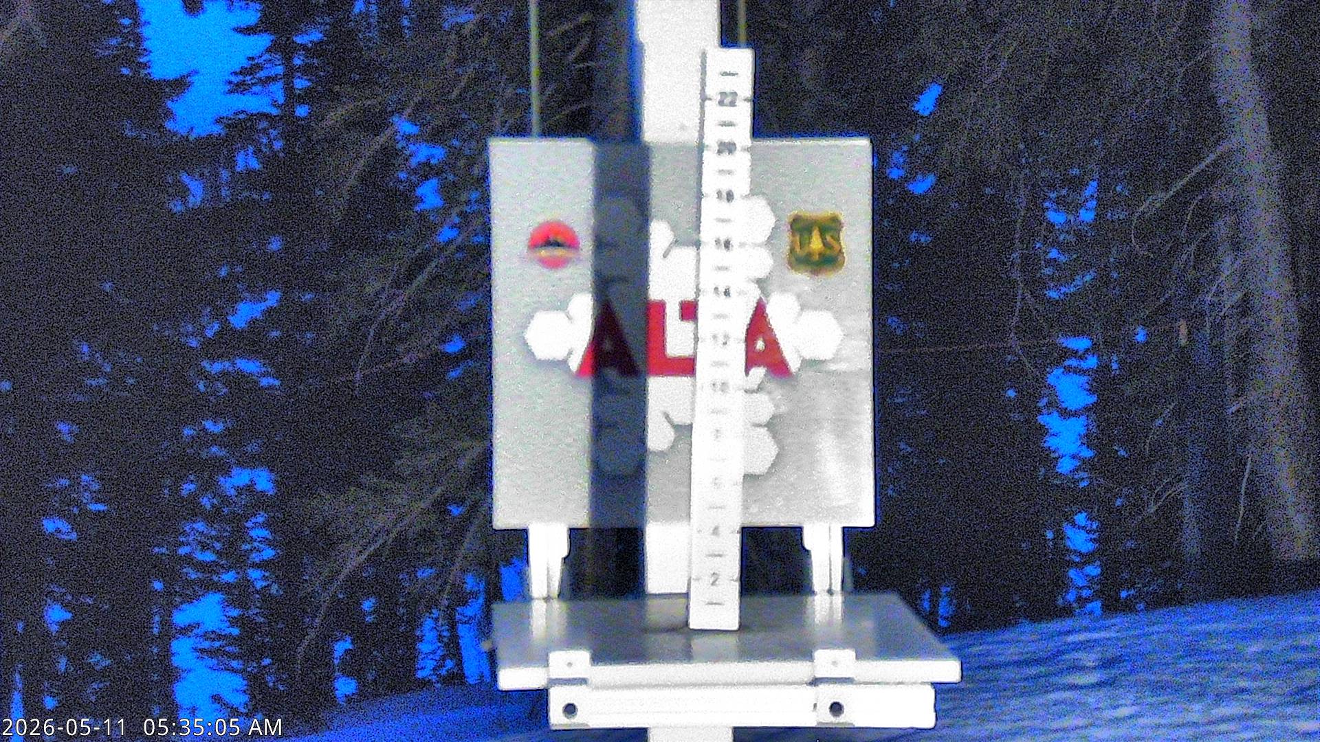 Alta Ski Area snow stake cam
