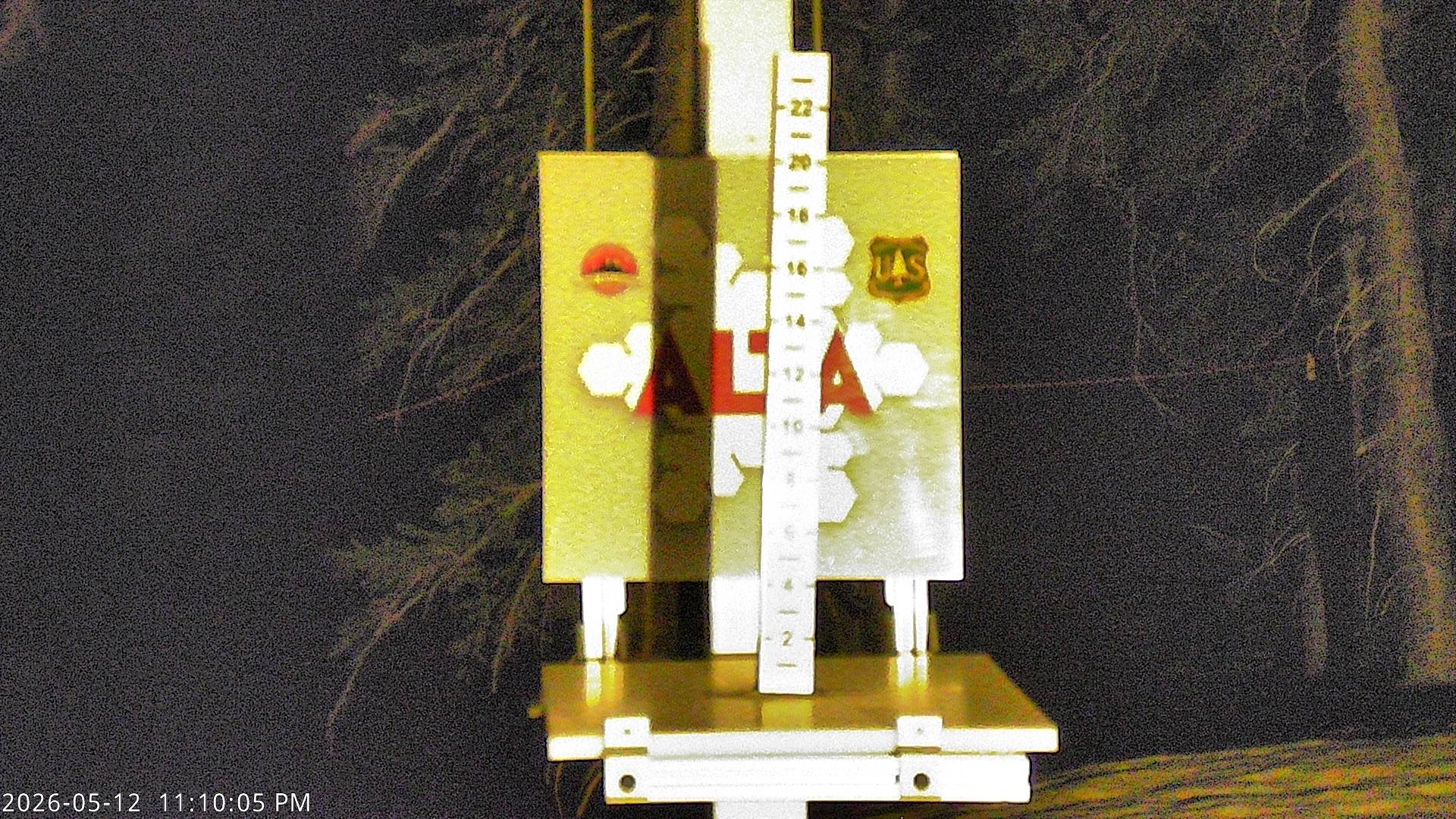 Alta Ski Area snow stake cam