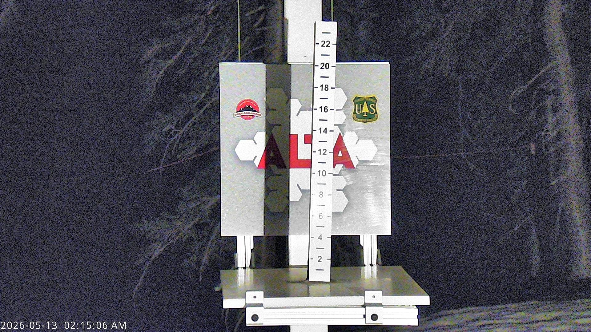 Alta Ski Area snow stake cam
