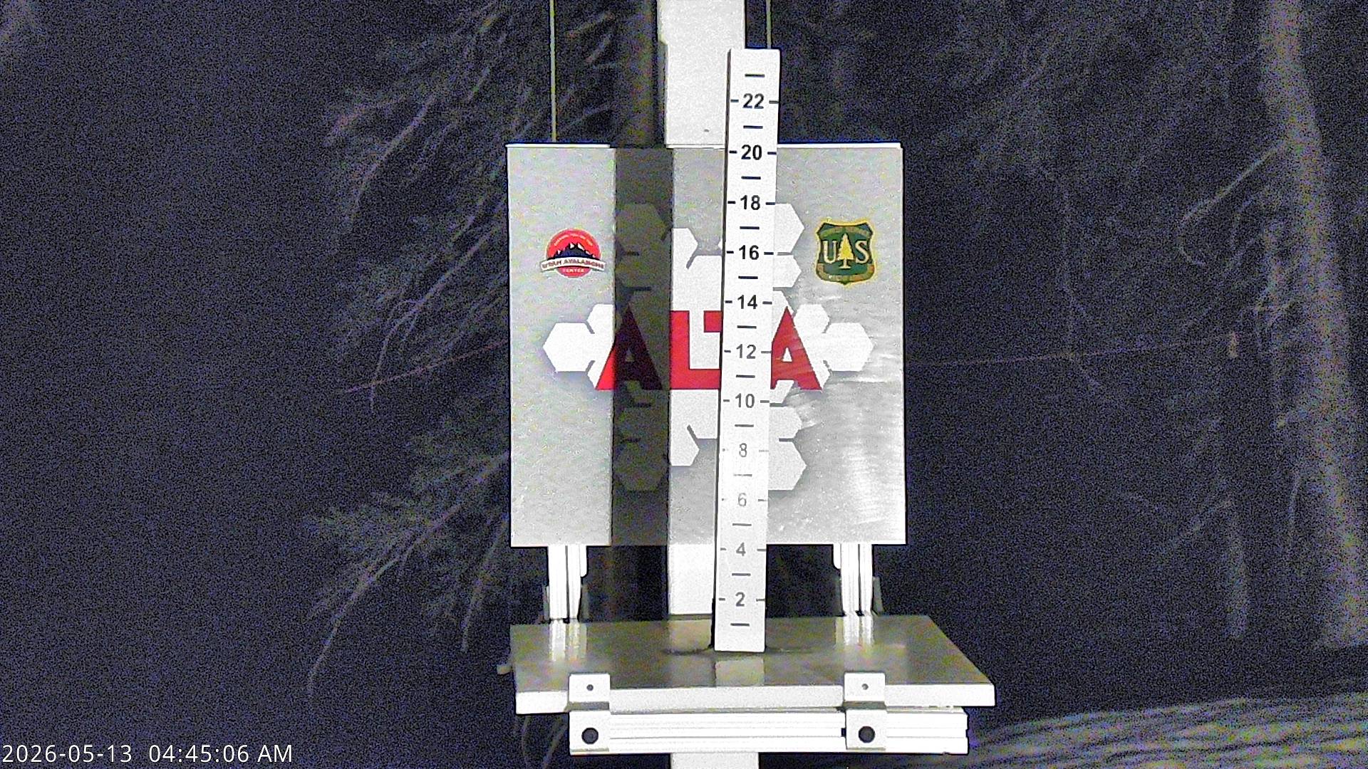 Alta Ski Area snow stake cam
