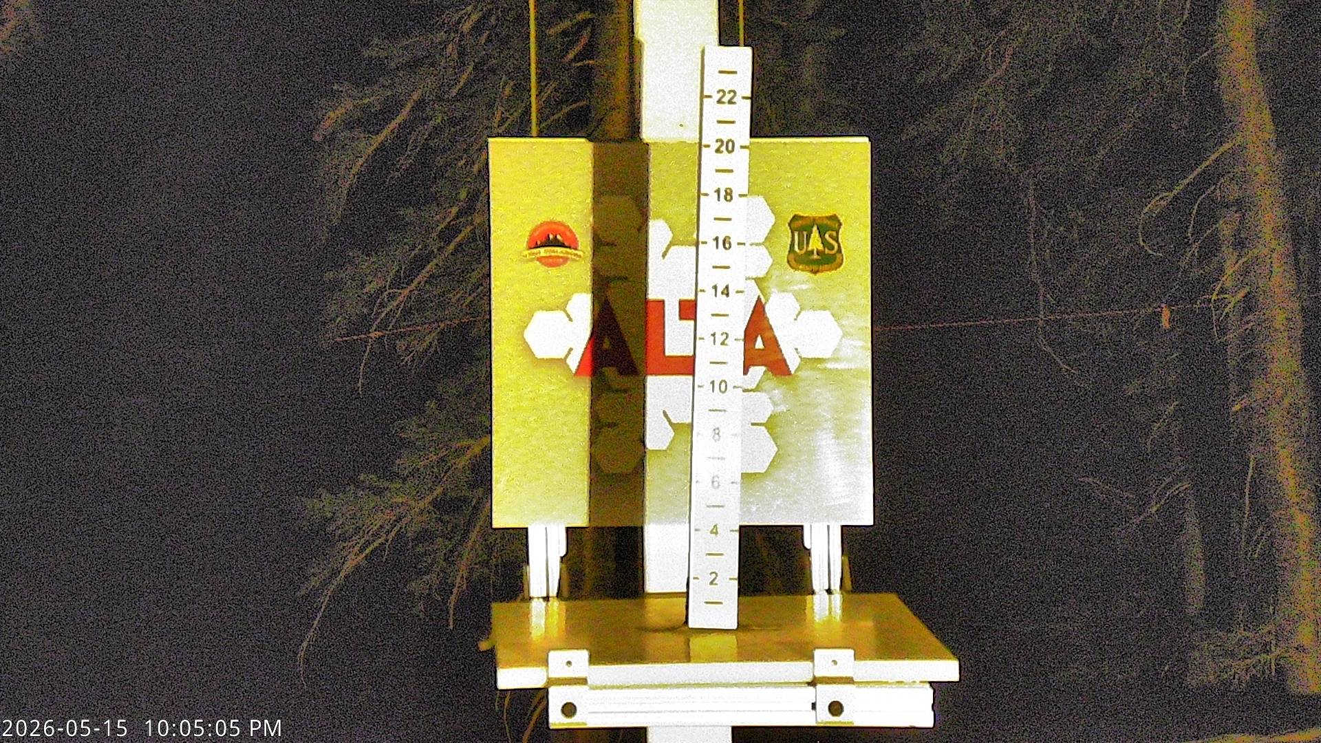 Alta Ski Area snow stake cam